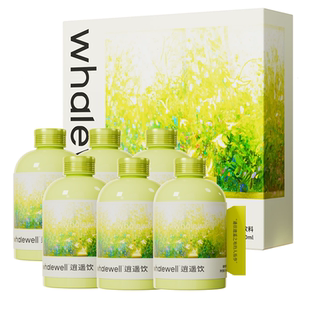 第五鲸逍遥饮50ml*6瓶/盒纯植物萃取睡眠口服饮料快速入睡神器