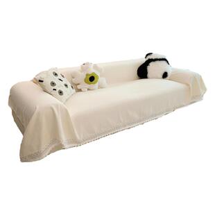 高级感奶油风沙发盖布防水防猫抓四季通用沙发巾一整张全盖套罩毯