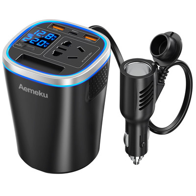 12V转220V车载逆变器点烟器