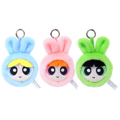 HUGKIS飞天小女警扮兔毛绒挂包