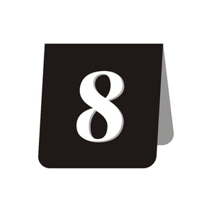 亚克力桌号牌立式餐厅号码牌创意座位牌桌牌台卡双面叫号牌数字牌取餐牌留座已预定牌候餐饭店叫号牌定制定做