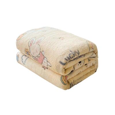 艺皇高克重雪花绒毛毯沙发盖毯