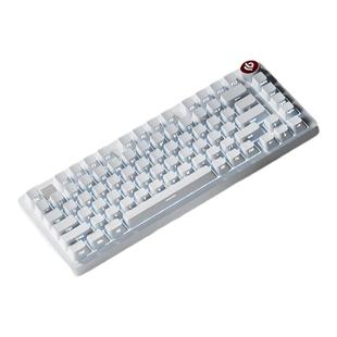 LEOBOG Hi75C纯白侧刻铝坨坨机械键盘Gasket铝合金客制化套件游戏