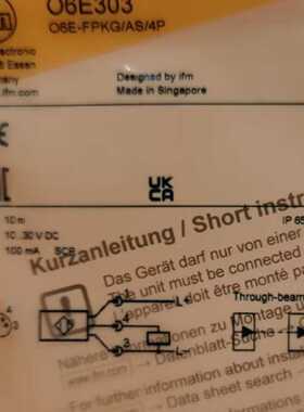 议价IFM O6E201 O6E203 O6E302 O6E303 全新原装正品易福门