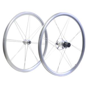 SILVEROCK XR240铝轮适用于P8 P18轮组20寸406 451折叠车V刹C夹