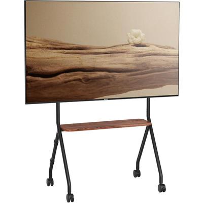 北弧落地式电视机支架可移动推车