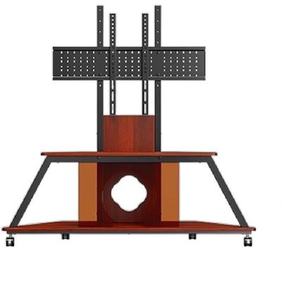 电视机移动支架苏氏园林风电视大尺寸带轮艺术支架75/85/100英寸