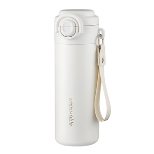 卡西诺学生保温杯316不锈钢男女士高颜值便携吸管水杯子儿童上学