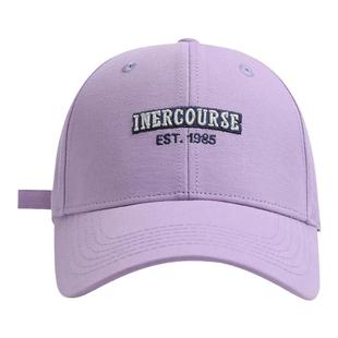 Classy key新加坡设计师联名款字母显脸小遮阳鸭舌帽女硬顶棒球帽