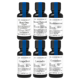 INESSENCE澳洲ie精油单方经典护肤囤货套装玫瑰葡萄柚罗马洋甘菊