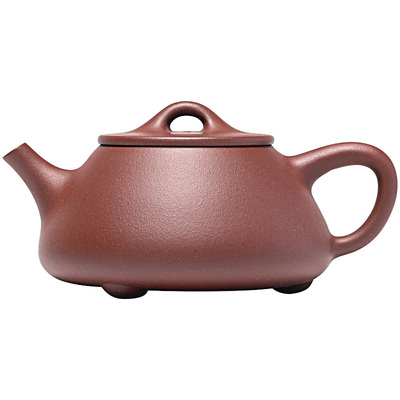 百年利永景舟平盖小石瓢紫砂壶