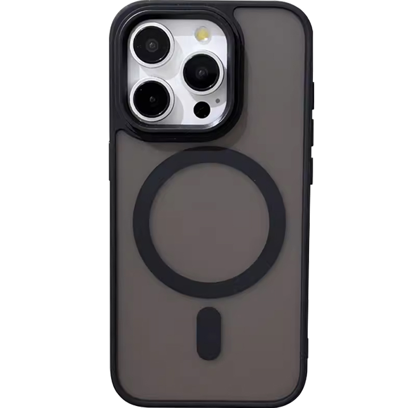 轻风原创简约纯色磁吸壳适用iphone15/16promax苹果14手机壳13新款亚克力女12百搭11男pro全包防摔16pro磨砂x