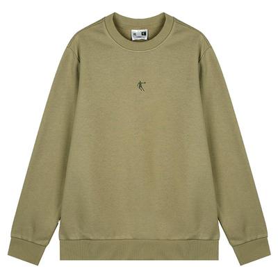 乔丹加绒卫衣男针织圆领运动长袖