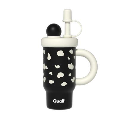 Cuyi奶牛吸管冰霸保温杯