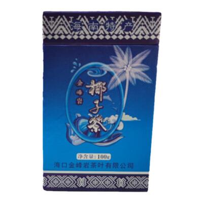 海南特产金峰岩椰子绿茶100克