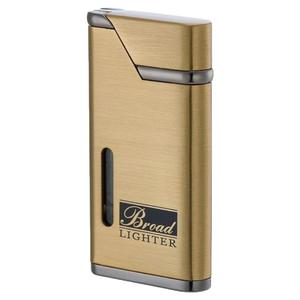 充气防风打火机可视气体创意直冲超薄金属男士送男友点烟器定制