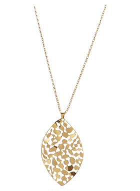 3forevigt树叶项链其他女式