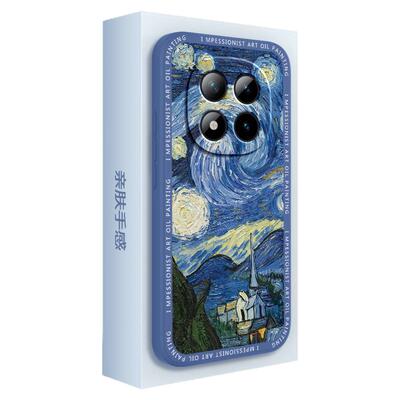 梵高油画适用红米Note15Pro手机壳RedmiNote15Pro+新款小米保护套复古Redmi硅胶5G全包防摔男女十加155G外壳