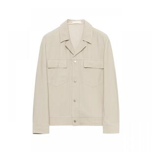 EHE男装冰丝简约古巴领休闲夹克春夏新款时尚通勤工装风外套男