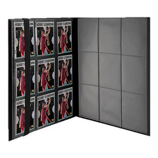 九宫大容量卡册格松紧带防掉落死页卡册球星卡宝可梦游戏王收藏卡