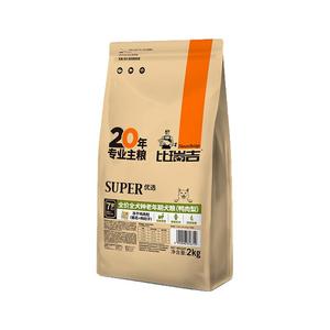 比瑞吉鸡肉老年犬粮2kg