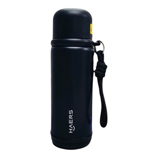 哈尔斯男女学生 316不锈钢户外旅行便携式吸管直饮真空保温杯定制