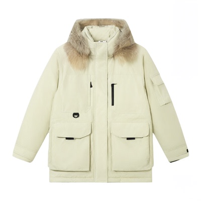 ROCK&ICE中长款鹅绒羽绒服女冬季