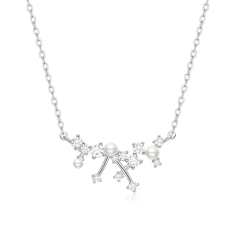 【自营】HEFANG Jewelry/何方珠宝小星云耳环/锁骨链 精致闪耀女