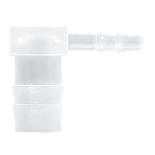 PP变径弯头90度软管硅胶管异径L型大小头直角弯头宝塔变径弯头