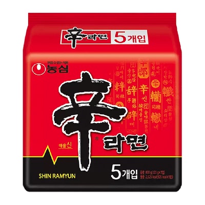 农心辛拉面多版本可选爽滑劲道