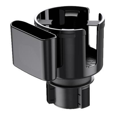 汽车用车载水杯架二合一多功能手机座架车内超大水杯饮料架茶杯托
