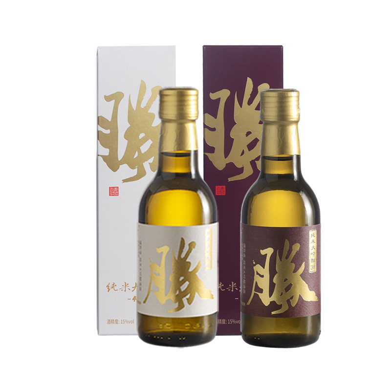 德胜清 纯米大吟酿国产清酒240ml2瓶组合装礼盒15度微醺 中秋送礼