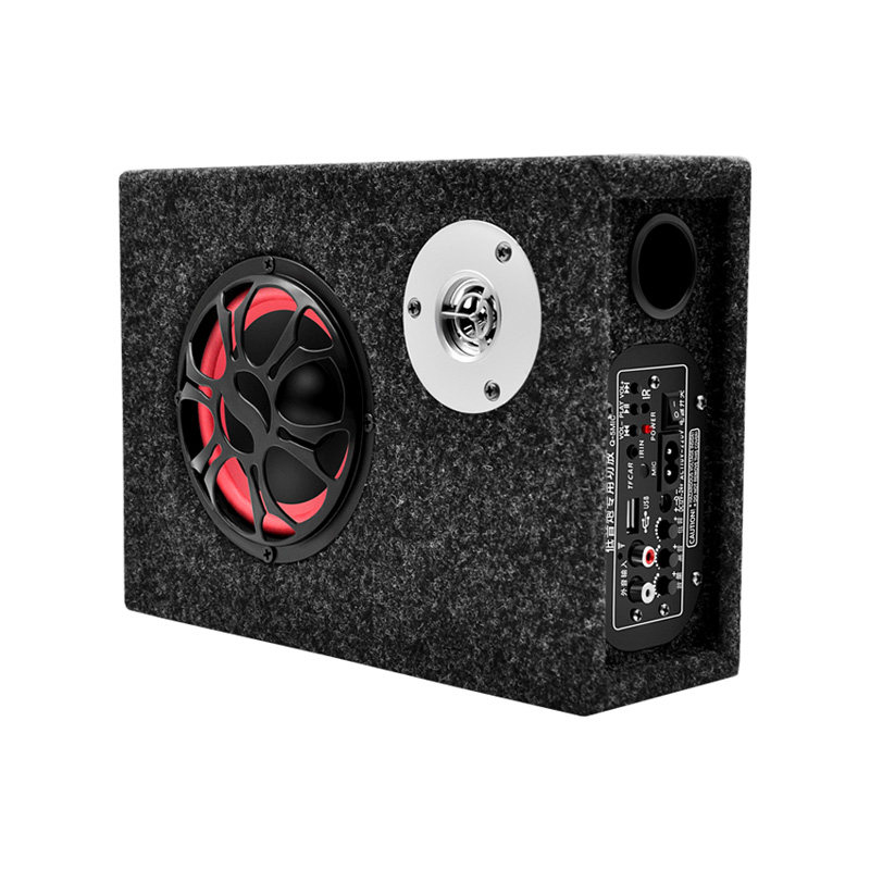方形无线蓝牙音响大音量12v24v家用车载低音炮货车超重低音大音箱