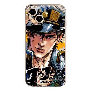 JOJO手机壳适用苹果16透明iphone15promax水墨风14plus空条徐伦13mini二次元12新款11动漫x涂鸦8男生17套xs/7