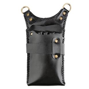 玄鸟专业宠物美容师剪刀包发型师真皮腰包理发师6支装美发工具包