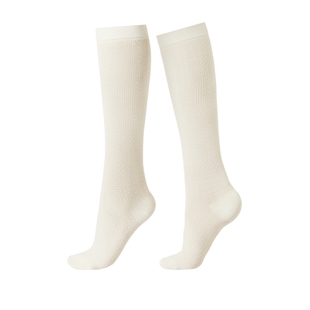 CALZEDONIA卡泽意袜秋冬保暖含羊绒女舒适花纹及膝JK小腿袜DL0401