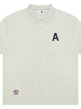 Aape迷彩徽章潮流简约休闲POLO衫