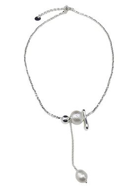 春夏配饰珍珠流苏细碎银时尚项链