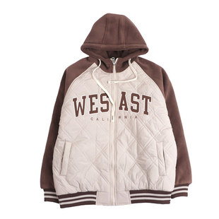 小灵丁冬季新款男童中大童加厚棉风衣青少年休闲棉袄棉服运动