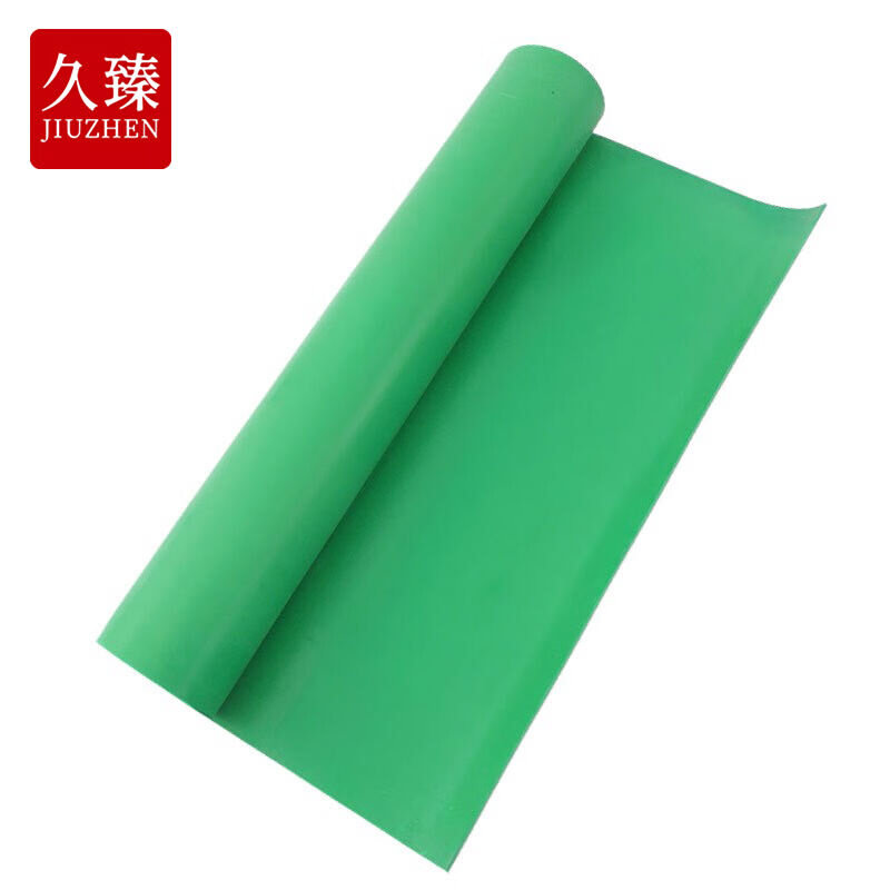 慎固10kv高压绝缘垫橡胶垫工业防护配电房耐磨橡皮板工作台垫绿色