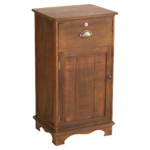 实木斗柜复古收纳储物柜美式做旧床头柜客厅卧室简约抽屉式高低柜