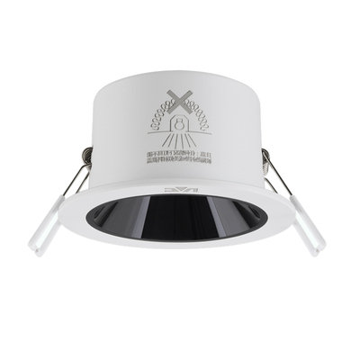 雷士深防眩筒灯 铝合金小山丘孔灯开孔75mm月影无主灯NLED9473SB