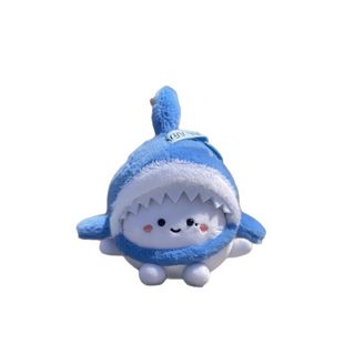 孙颖莎毛绒玩偶鲨鱼书包包挂件乒乓球钥匙扣莎头周边可爱包包挂饰