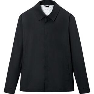 HLA/海澜之家领昂商务行政夹克26春夏新牛奶丝翻领干部风外套男装