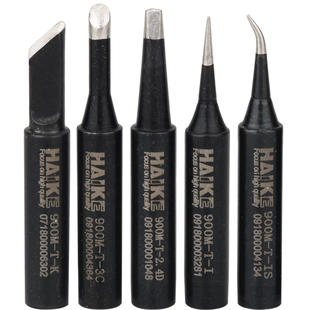 黑金钢烙铁头无铅环保黑色936焊台烙铁头恒温电烙铁头HAIKE烙铁嘴