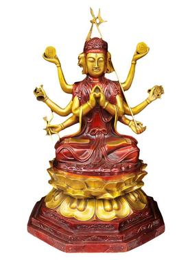 铜镇宅中式客厅斗姥斗姆元君摆件