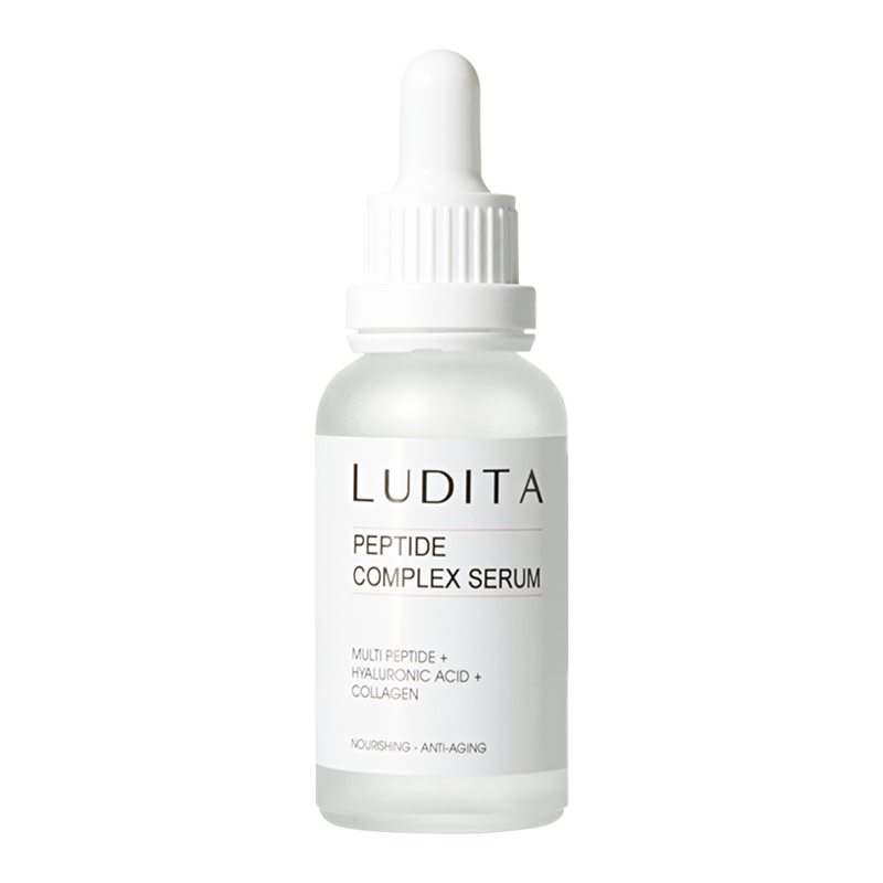 LUDITA胶原蛋白抗老精华10倍紧致抗皱淡纹多肽面部精华液部分临期