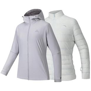 安踏羽绒三合一软壳衣丨大地之壳内胆羽绒服外套女士防泼水两件套