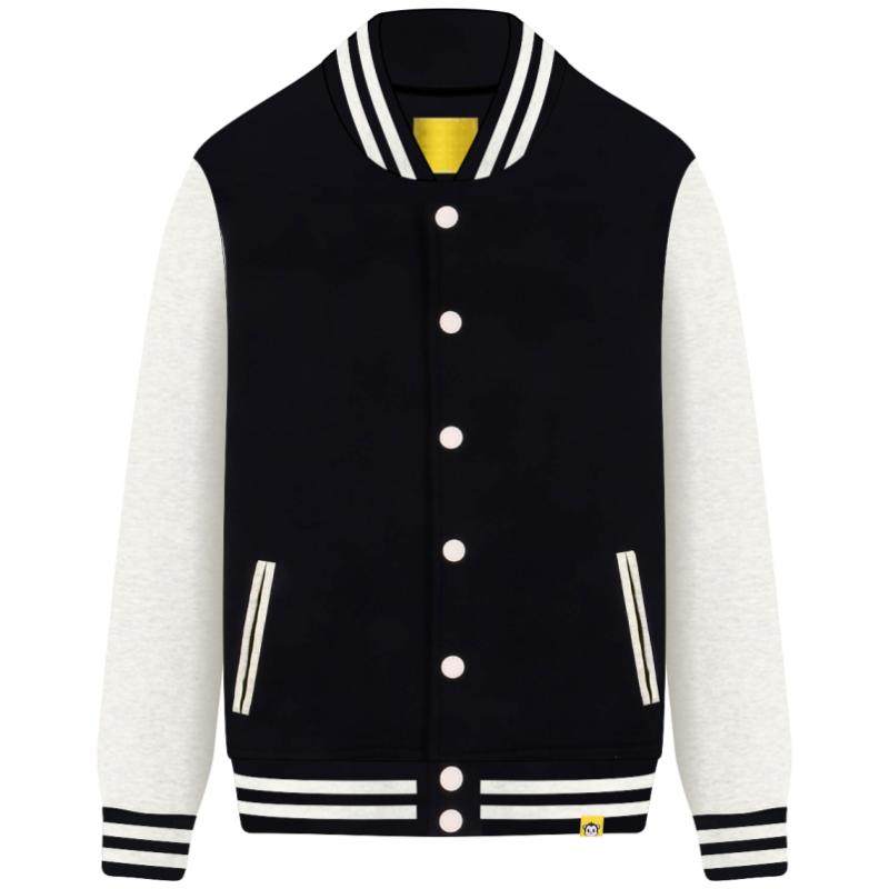 Ohlyah品牌棒球服衫外套纯棉女装情侣卫衣休闲纯色百搭学生大码潮