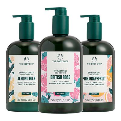 Thebodyshop沐浴露套组清爽